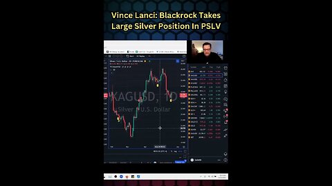 #VinceLanci #Blackrock Takes Large #Silver Position In PSLV