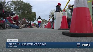 First in line for vaccine