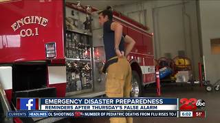 Emergency preparedness after Thursday's false alarm