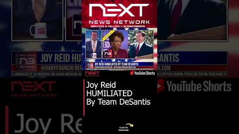 Joy Reid HUMILIATED By Team DeSantis #shorts