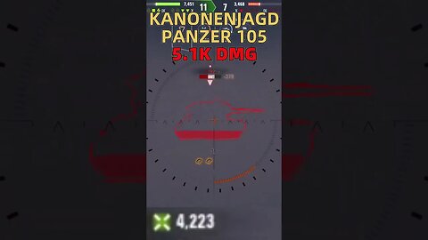 KANONENJAGDPANZER 105 毀滅性打擊！ | 3 kills 5.1k dmg | world of tanks | @pewgun77