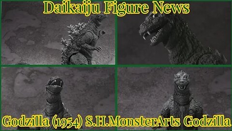 Exciting News for Godzilla Fans: The S.H.MonsterArts Godzilla Figure from the 1954 Classic Film!