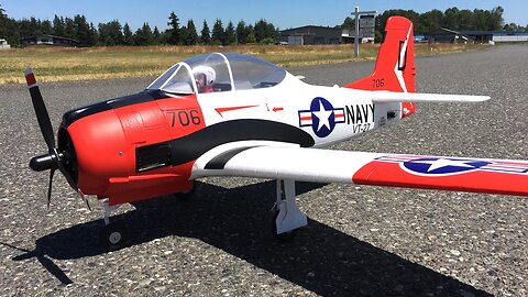 Maiden Flight Only - 1100mm Eleven Hobby T-28 Trojan RC Warbird