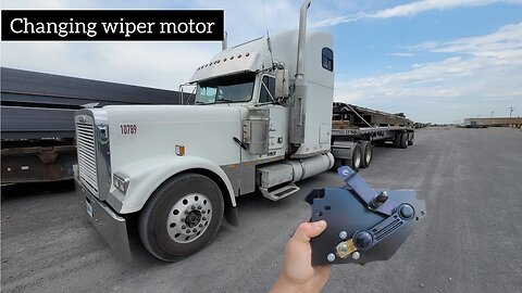 Changing wiper motor on Freightliner Classic XL