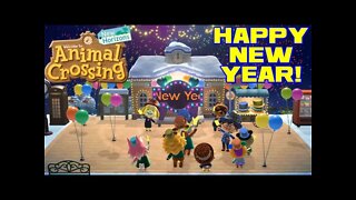 🥳🎉Animal Crossing: New Horizons - Happy New Year!🎉🥳 - Nintendo Switch Gameplay 😎Benjamillion