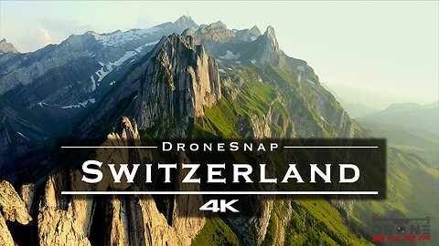 Swiss Serenity: A Drone Aerial Journey Through the Nature Beauty of Switzerland