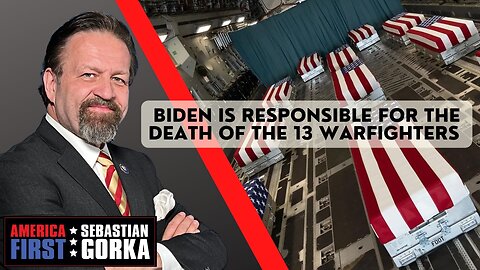 Biden is responsible for the death of the 13 warfighters. Rep. Darrell Issa with Sebastian Gorka