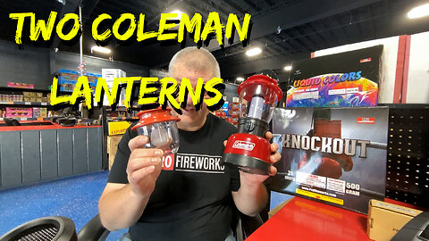 TWO Coleman Lanterns in one video