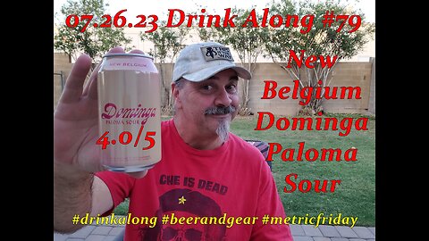 Drink Along w beerandgear #79: New Belgium Dominga Paloma Sour 4.0/5*