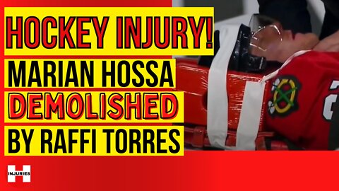 Hossa DEMOLISHED by ILLEGAL HIT from Torres!