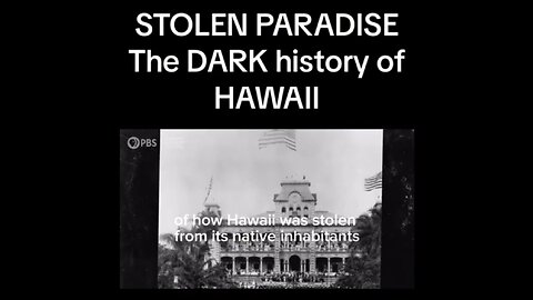 STOLEN PARADISE - THE DARK HISTORY OF HAWAII