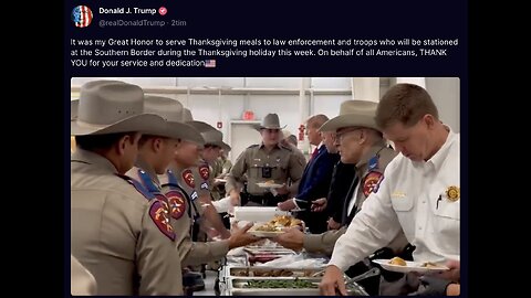 TRUMP❤️🇺🇸🥇🤳TAKE HISTORIC PHOTO WITH LAW ENFORCEMENT🤍👮‍♂️TEXAS TROOPERS💙🇺🇸📸👨‍🚀⭐️