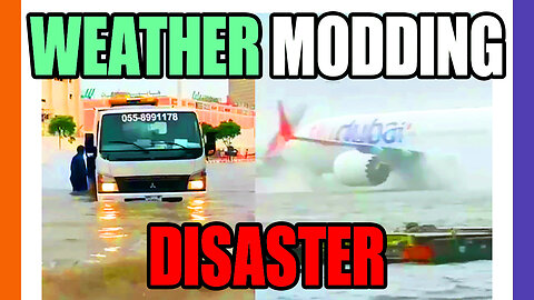 Weather Modding Disaster Floods Dubai
