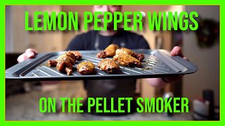 How to smoke Lemon Pepper Chicken Wings on a pellet grill | fresh, spicy, and always crispy!