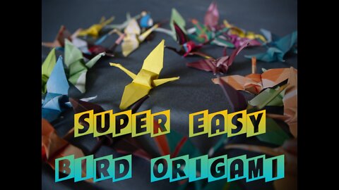 Easy Bird Origami