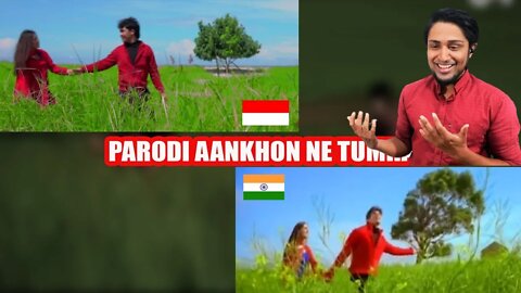 PARODI INDIA - Aankhon ne tumhari ost Ishq Vishk by Fathan Dasopang REACTION