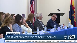 First meeting for water policy council