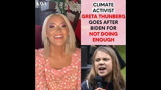 Climate Activist Greta Thunberg Goes After Biden For Not Doing Enough