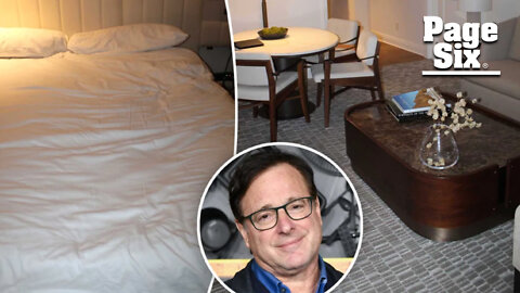 Photos of Bob Saget's hotel room where he died released by police