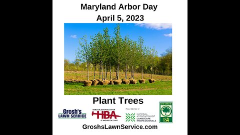 Arbor Day Williamsport Maryland Video Landscape