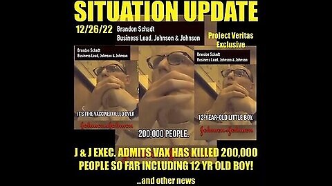 Big Pharma Executive Caught On Camera Admitting Vax Has Killed 200,000 People & 12 Year Old Boy!