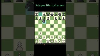 CARLSEN ATROPELA GRISCHUK ATAQUE NIMZO LARSEN #Shorts #Xadrez #Chess