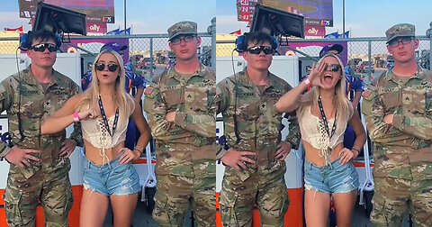 LSU Star Olivia Dunne Goes Viral With Patriotic TikTok at NASCAR Event: ‘My Pronouns are U-S-A’
