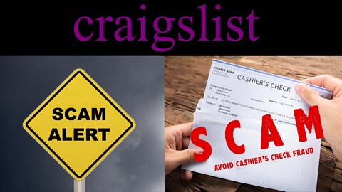 Craigslist Cashiers Check Scam is Back Again in Full Force!