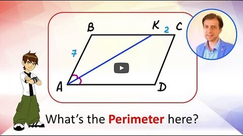 How to find perimeter of parallelogram in this case? Geometry problem.