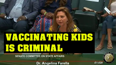 Dr Angelina Farella explains Why Vaccinating Kids is Criminal with Facts, State Affairs, Pinecone