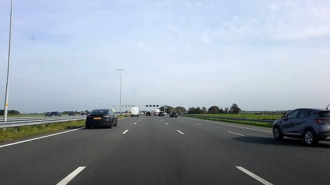 Dashcam Timelapse Drive: Amsterdam to Amersfoort July 12th, 2023