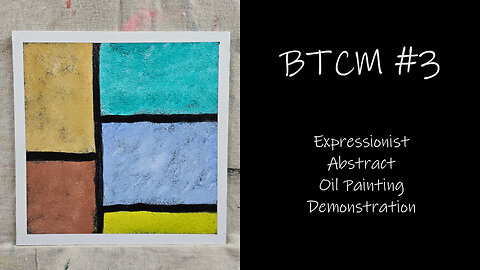 "BTCM #3" Expressionist Oil Painting Demonstration #forsale #viral