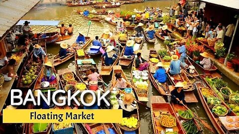 Amazing Street Food of Floating Market 😋 👌 Bangkok 🇹🇭