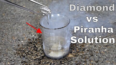 Dissolving a Diamond in Piranha Solution-It Eats Everything!
