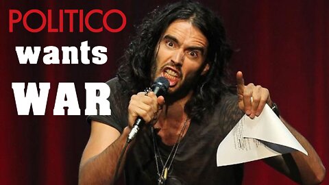 Politico is in it for WAR, EXPLAINED by Russell Brand FUNNY, Pinecone