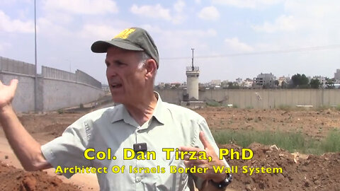 Israeli Sniper Protection, Walls Save Lives! Col Dan Tirza, Ph D Discusses the Israel Borders