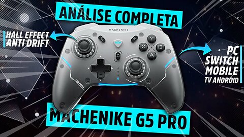 MACHENIKE G5 Pro - MUITA TECNOLOGIA HALL EFFECT e ANTI DRIFT - Review/Análise/Vale a pena?