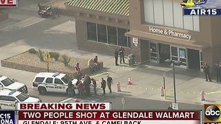 Two people shot at Glendale Walmart