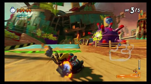 Crash Team Racing Nitro-Fueled - Megamix Mania - 2:10.21 (Emperor Velo's Ghost Beaten)