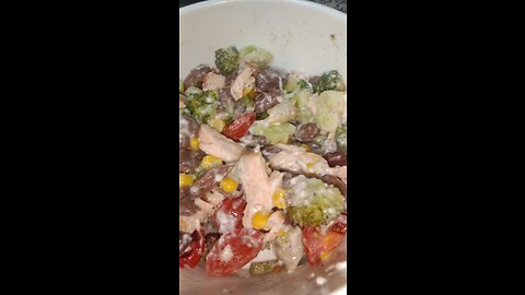 Salmon fish salad with vegetables recipe by cook with annee