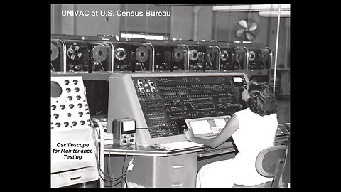 1951 UNIVAC 1 Computer Basic System Components First Mass Produced Computer in U.S.