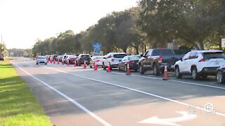 Palm Beach County opens new COVID-19 testing center to help alleviate long lines
