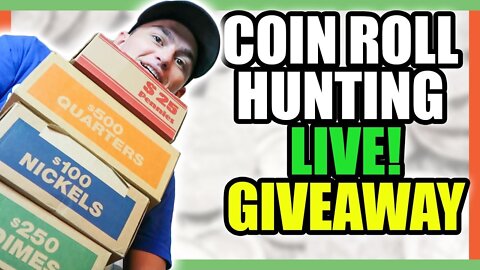 HUGE SILVER COIN ROLL HUNTING LIVE STREAM!!