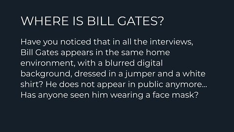 Where is Bill Gates ❓