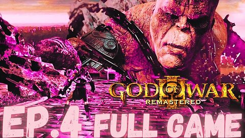 GOD OF WAR III REMASTERED Gameplay Walkthrough EP.4 - Cronos & Hera FULL GAME