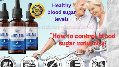 "How to control blood sugar naturally: A Comprehensive Guide"