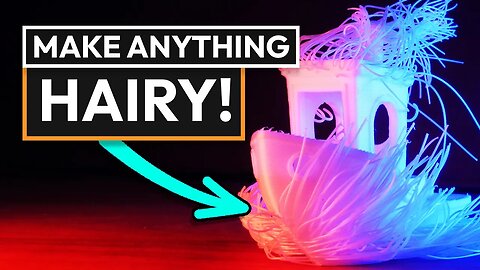 Hairy 3D Printing Made Easy | #Hairify Blender Addon