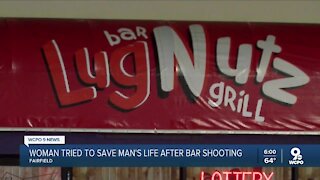 Woman tried to save man's life after Fairfield bar shooting