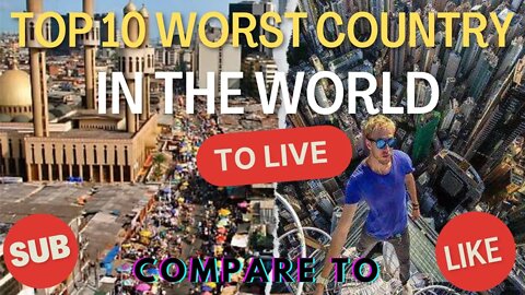 TOP 10 WORST COUNTRY IN THE WORLD 2022 || #Iran #Argentina #India