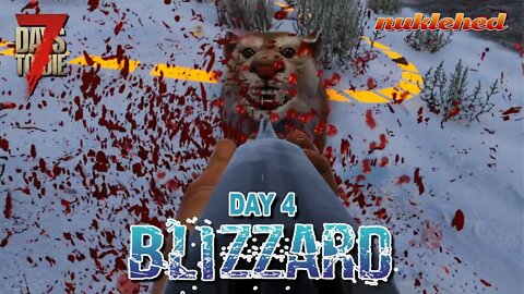 Blizzard: Day 4 | 7 Days to Die Alpha 19 Gameplay Series
